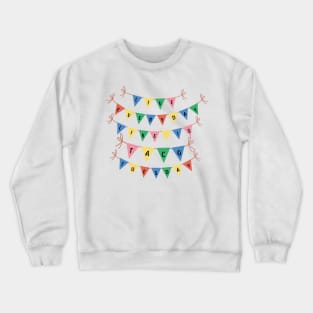 Tacos fiesta garland taco tuesday cinco de mayo celebration mexican street food Crewneck Sweatshirt